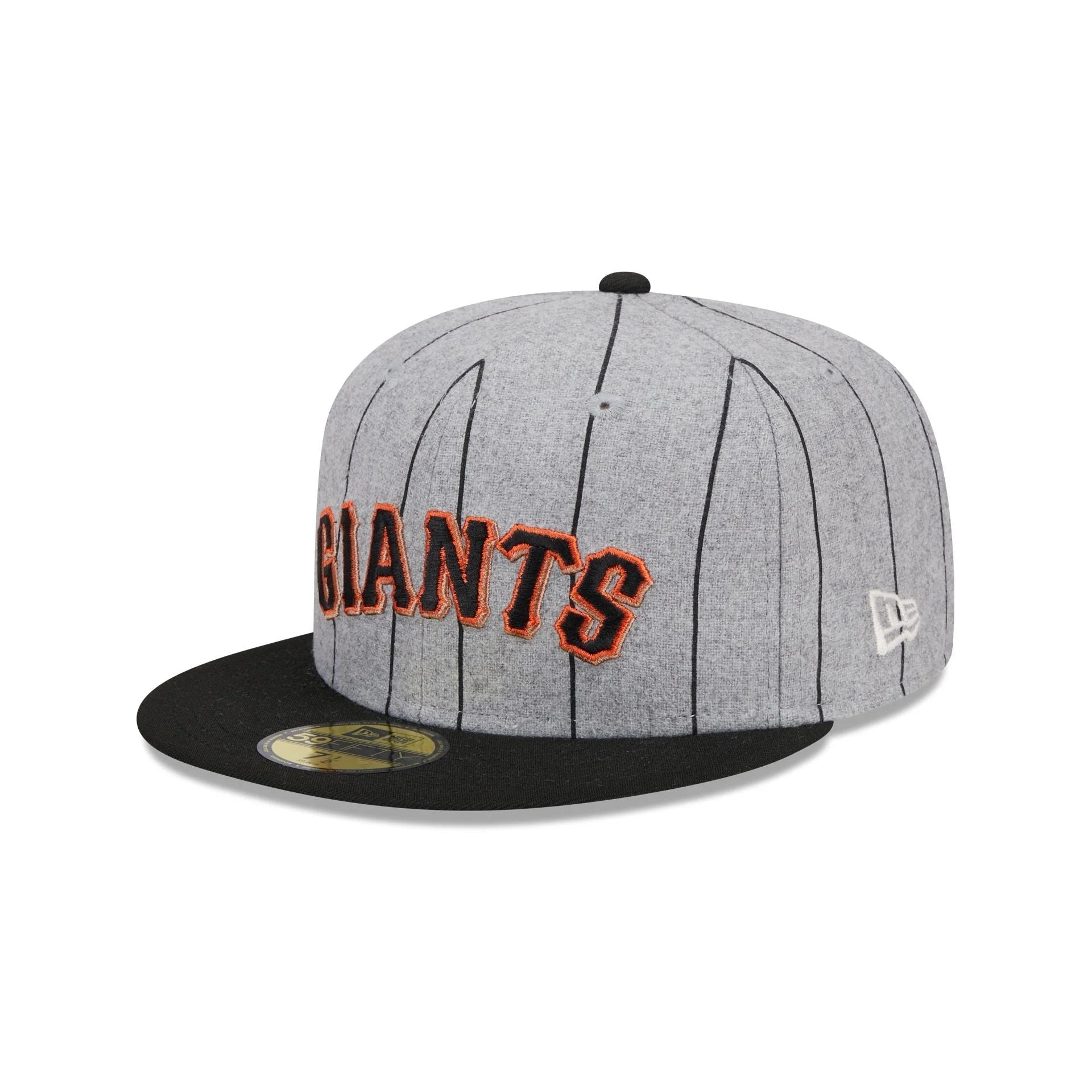 San Francisco Giants Heather Pinstripe 59Fifty Fitted MLB Vintage Snapback Baseball Cap Adjustable Streetwear Hat MLB Snapback Snapback Adjustable Vintage Streetwear Cap