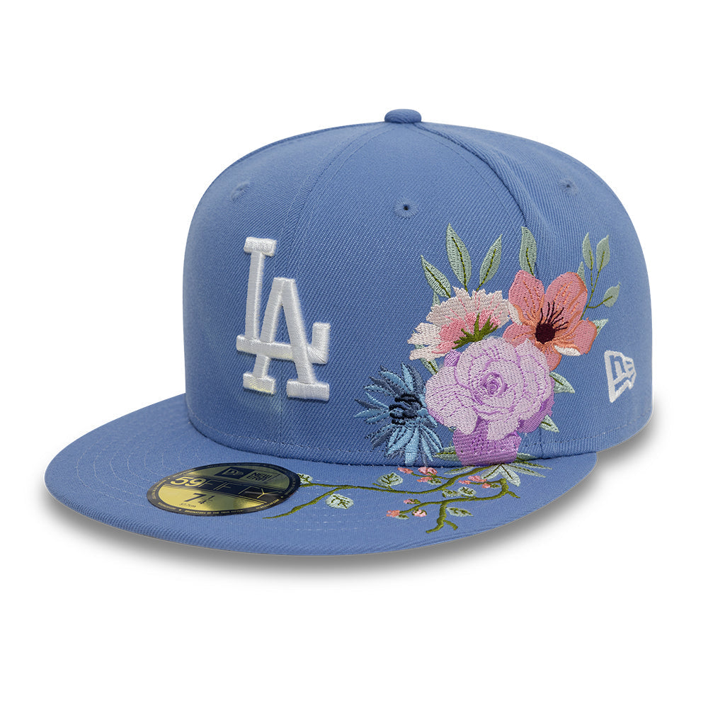 Los Angeles Dodger Floral 59Fifty MLB Vintage Snapback Baseball Cap Adjustable Streetwear Hat MLB Snapback Snapback Adjustable Vintage Streetwear Cap