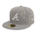 Atlanta Braves Zodiac 59Fifty Fitted MLB Vintage Snapback Baseball Cap Adjustable Streetwear Hat MLB Snapback Snapback Adjustable Vintage Streetwear Cap
