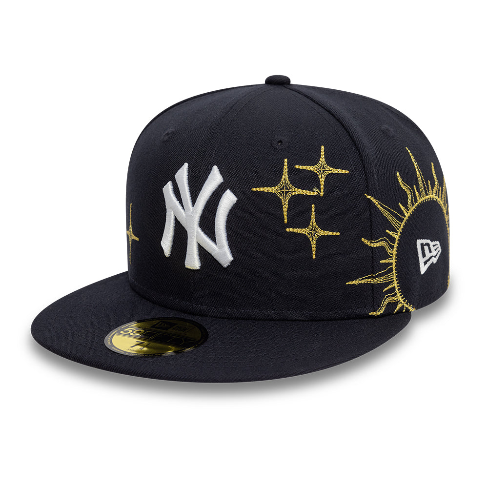 New York Yankees Zodiac 59Fifty Fitted MLB Vintage Snapback Baseball Cap Adjustable Streetwear Hat MLB Snapback Snapback Adjustable Vintage Streetwear Cap