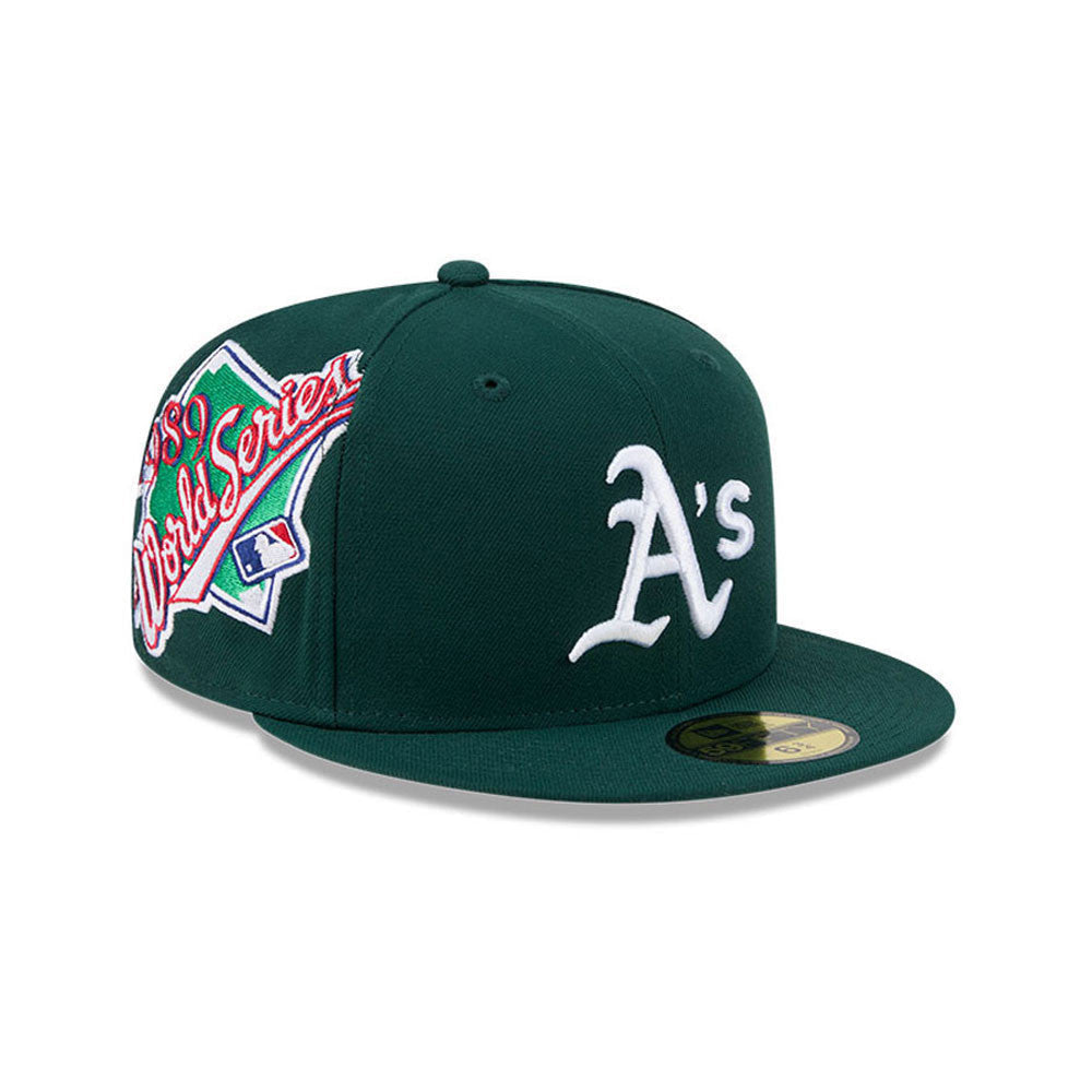 Oakland Athletics Hidden Hit 59Fifty Fitted MLB Vintage Snapback Baseball Cap Adjustable Streetwear Hat MLB Snapback Snapback Adjustable Vintage Streetwear Cap