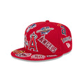 Anaheim Angels All Over Patch 59Fifty Fitted MLB Vintage Snapback Baseball Cap Adjustable Streetwear Hat MLB Snapback Snapback Adjustable Vintage Streetwear Cap