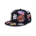 Detroit Tigers All Over Patch 59Fifty MLB Vintage Snapback Baseball Cap Adjustable Streetwear Hat MLB Snapback Snapback Adjustable Vintage Streetwear Cap
