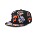 San Francisco Giants All Over Patch 59Fifty Fitted MLB Vintage Snapback Baseball Cap Adjustable Streetwear Hat MLB Snapback Snapback Adjustable Vintage Streetwear Cap
