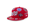 Washington Nationals All Over Patch 59Fifty Fitted MLB Vintage Snapback Baseball Cap Adjustable Streetwear Hat MLB Snapback Snapback Adjustable Vintage Streetwear Cap