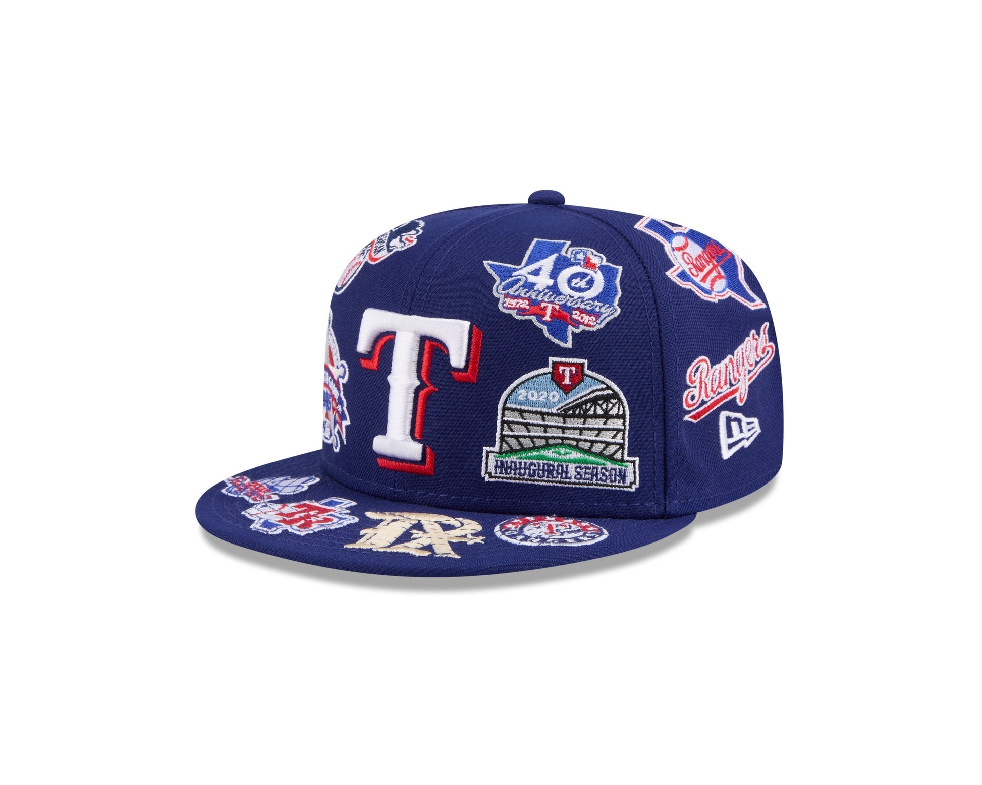 Texas Rangers All Over Patch 59Fifty Fitted MLB Vintage Snapback Baseball Cap Adjustable Streetwear Hat MLB Snapback Snapback Adjustable Vintage Streetwear Cap