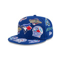 Toronto Blue Jays All Over Patch 59Fifty MLB Vintage Snapback Baseball Cap Adjustable Streetwear Hat MLB Snapback Snapback Adjustable Vintage Streetwear Cap