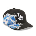 Los Angeles Dodgers Waves 59Fifty Fitted MLB Vintage Snapback Baseball Cap Adjustable Streetwear Hat MLB Snapback Snapback Adjustable Vintage Streetwear Cap