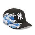New York Yankees Waves 59Fifty Fitted MLB Vintage Snapback Baseball Cap Adjustable Streetwear Hat MLB Snapback Snapback Adjustable Vintage Streetwear Cap
