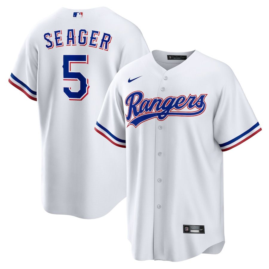 Texas Rangers White Corey Seager Jersey MLB Vintage Snapback Baseball Cap Adjustable Streetwear Hat MLB Snapback Snapback Adjustable Vintage Streetwear Cap