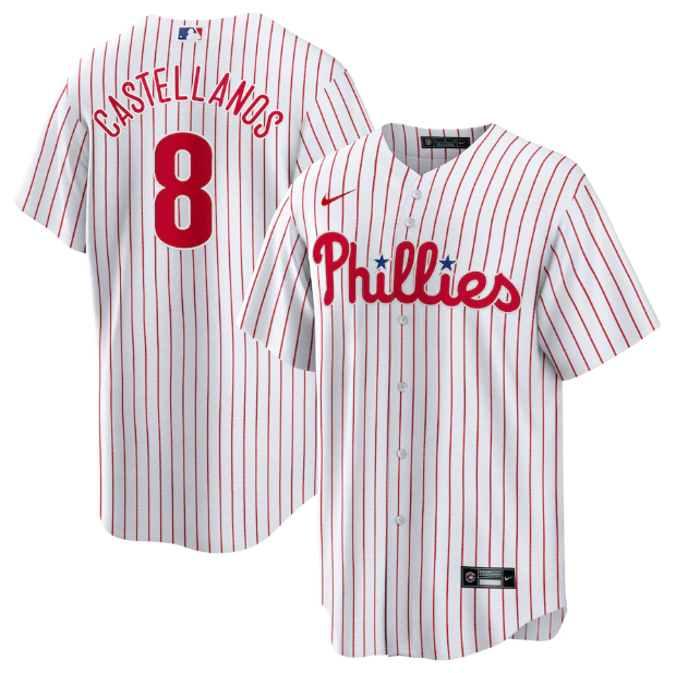 Philadelphia Phillies Replica White Jersey MLB Vintage Snapback Baseball Cap Adjustable Streetwear Hat MLB Snapback Snapback Adjustable Vintage Streetwear Cap