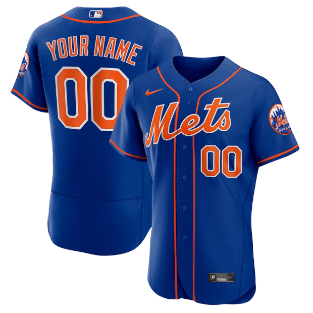 New York Mets Authentic Blue Jersey MLB Vintage Snapback Baseball Cap Adjustable Streetwear Hat MLB Snapback Snapback Adjustable Vintage Streetwear Cap