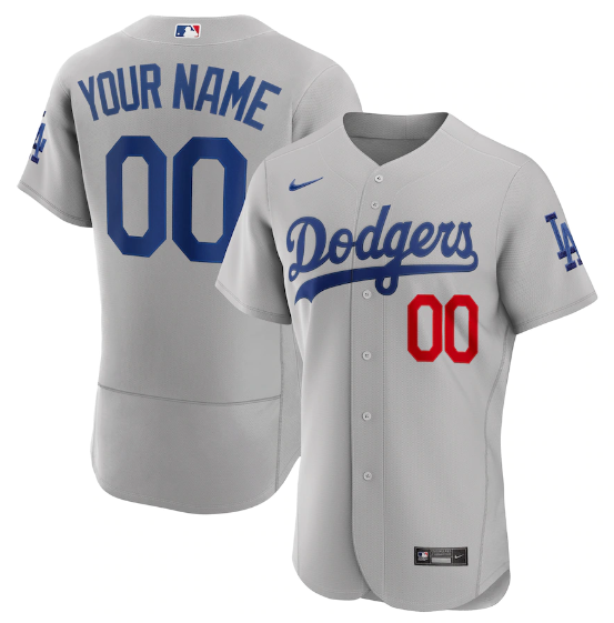 Los Angeles Dodgers Authentic Gray Jersey MLB Vintage Snapback Baseball Cap Adjustable Streetwear Hat MLB Snapback Snapback Adjustable Vintage Streetwear Cap
