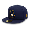 Milwaukee Brewers Ac Perf 59Fifty Fitted MLB Vintage Snapback Baseball Cap Adjustable Streetwear Hat MLB Snapback Snapback Adjustable Vintage Streetwear Cap