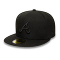 Atlanta Braves League Essential 59Fifty Fitted MLB Vintage Snapback Baseball Cap Adjustable Streetwear Hat MLB Snapback Snapback Adjustable Vintage Streetwear Cap