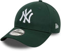New York Yankees League Essential 9Forty Strapback MLB Vintage Snapback Baseball Cap Adjustable Streetwear Hat MLB Snapback Snapback Adjustable Vintage Streetwear Cap
