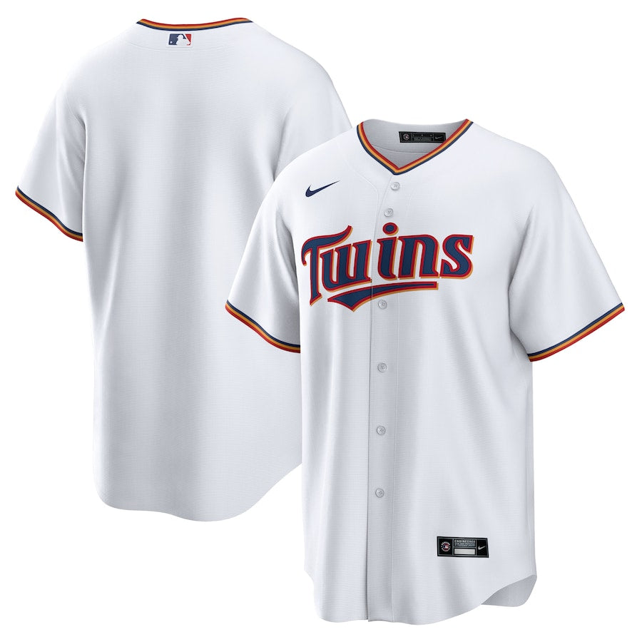 Minnesota Twins Replica White Jersey MLB Vintage Snapback Baseball Cap Adjustable Streetwear Hat MLB Snapback Snapback Adjustable Vintage Streetwear Cap
