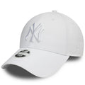 New York Yankees League Essential 9Forty Women Strapback White/White MLB Vintage Snapback Baseball Cap Adjustable Streetwear Hat MLB Snapback Snapback Adjustable Vintage Streetwear Cap