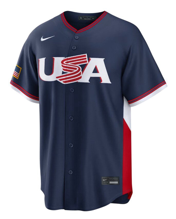Usa World Baseball Classic Road Stadium Jersey Nike MLB Vintage Snapback Baseball Cap Adjustable Streetwear Hat MLB Snapback Snapback Adjustable Vintage Streetwear Cap