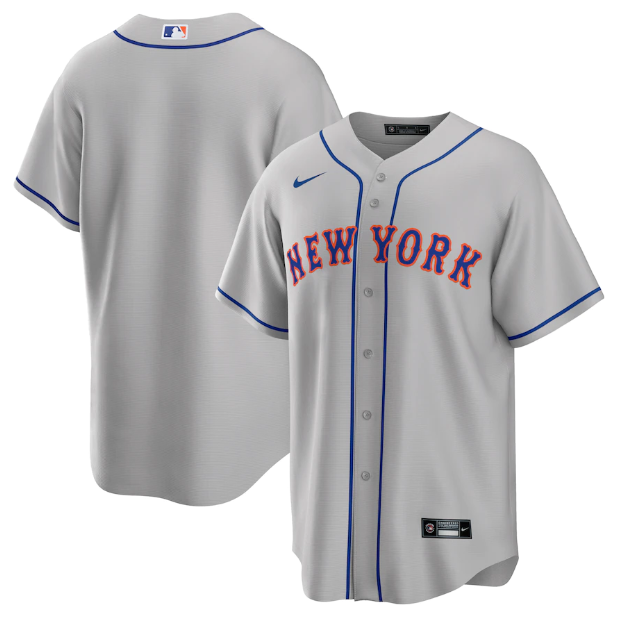 New York Mets Replica Gray Jersey MLB Vintage Snapback Baseball Cap Adjustable Streetwear Hat MLB Snapback Snapback Adjustable Vintage Streetwear Cap