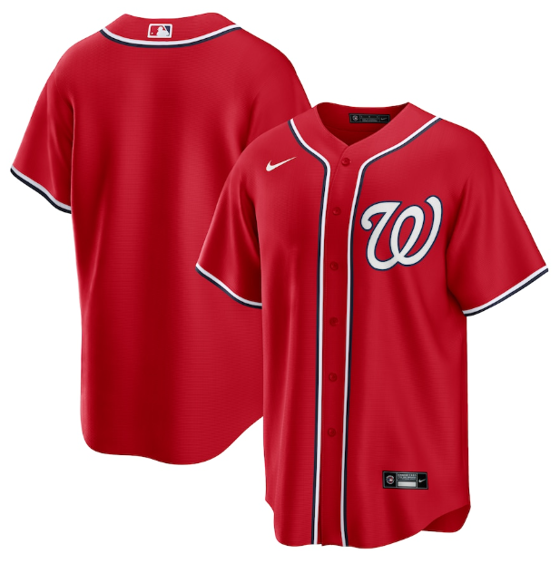 Washington Nationals Replica Red Jersey MLB Vintage Snapback Baseball Cap Adjustable Streetwear Hat MLB Snapback Snapback Adjustable Vintage Streetwear Cap